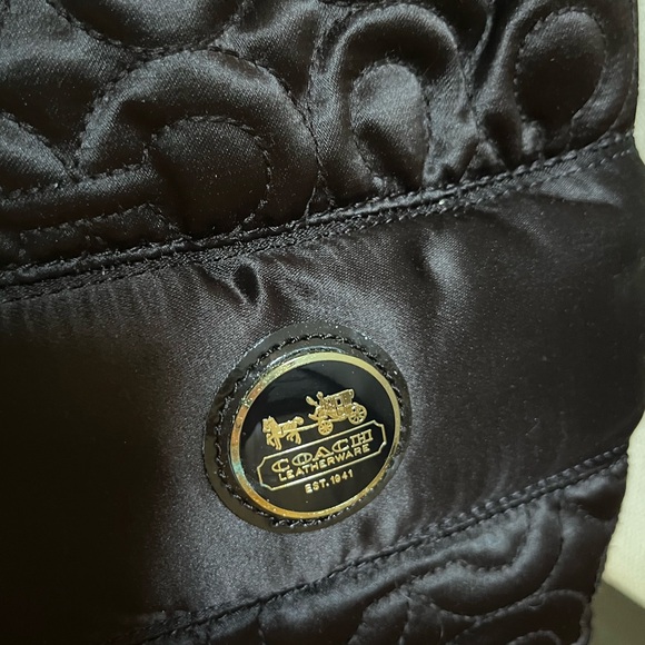 Coach Drexel quilted chocolate brown winter boots - Picture 4 of 6